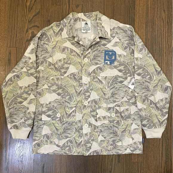 NWT Walt Disney World Tropical Spirit Jersey Shirt Jacket Shacket Men's Small - Picture 10 of 10